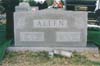 William Edward Allen (1885-1972) and Lummie Parker Allen (1890-1958) gravestone at Sunset Memorial C