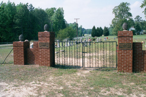 Brassfield Baptist Church Cemetery located in Granville County, North Carolina at the intersection o