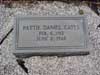 Pattie Garrett Daniel Cates (1915-1948) gravestone at Birchwood Cemetery, Roxboro, North Carolina.<b