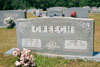 Walter Marion Creech (17 Apr 1912 - 8 Feb 1982) gravestone at Mill Creek Christian Church Cemetery, 