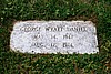 George Wyatt Daniel (1947-1974) gravestone at Cemetery, Nashville, North Carolina.<br>Source: Allen 