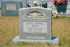 Leona Powell Dew (18 Mar 1921 - 20 May 1983) gravestone at Mill Creek Christian Church Cemetery, Joh