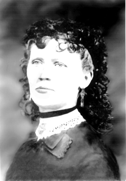 Mary Ann Dew Hawthorne (1846-1923).<br>Source: Sharon Hall, Hoodsport, Washington