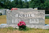 Aaron Custus Powell (5 Aug 1909 - 24 Apr 1996) gravestone at Mill Creek Christian Church Cemetery, J