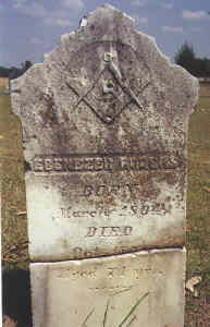 Ebenezer Rogers (1804-1875) gravestone at Fork Baptist Church Cemetery, Dillon County, South Carolin