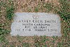 Harvey Cecil Smith (1918-1970) gravestone, Pineview Cemetery, Rocky Mount NC.<br>Source: Allen Dew, 