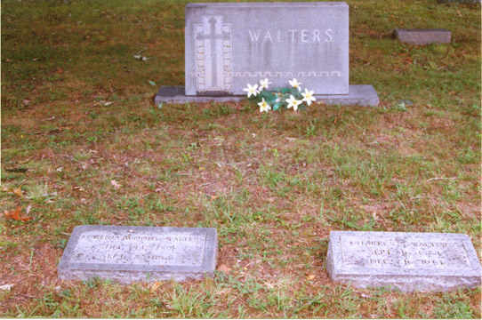 Charles Sidney Walters (1884-1961) and Eugenia Woody Walters (1891-1965) gravestone at Blanch Baptis