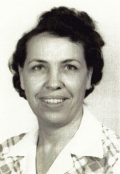 Frances Delta Wann Domser Coulter (16 Sep 1915 - 8 Mar 1991). She is the daughter of Dora Armenta Ev