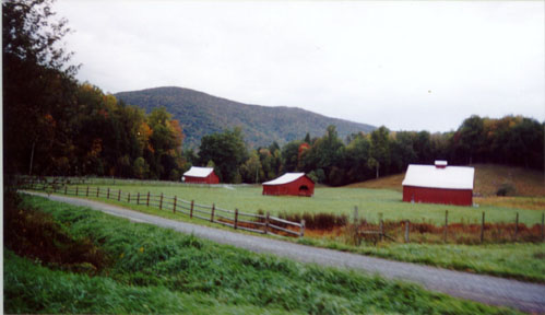 Barns along the trail