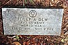 Foley Alex Dew (1896-1972) footstone.<br>Source: Allen Dew, Creedmoor, North Carolina