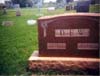 George Dew (1833-1925) - Alverda Shanholtzer Dew (1845-1923) gravestone at Aline Star Cemetery, Alin