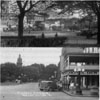 Two views of the Dew Hotel and House in Nelsonville Ohio. Appears to be in the 1930's. The hotel ope