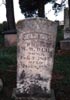 Mary Ann Anderson Dew (7 Feb 1835 - 28 Nov 1863) gravestone at Maple Springs Cemetery. Wife of Willi