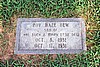 Roy Haze Dew (1931-1931) gravestone.<br>Source: Allen Dew, Creedmoor, North Carolina