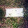 Thomas Dew (1846-1907) - Sarah Dew (1830-1914) gravestone at Aline Star Cemetery, Aline, Oklahoma ab